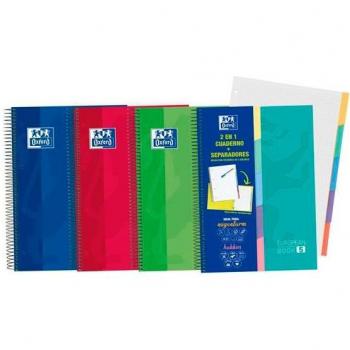 Anteckningsbok Oxford 2 i 1 European Book 5 Mikroperforerad A4 Multicolour 10 Delar