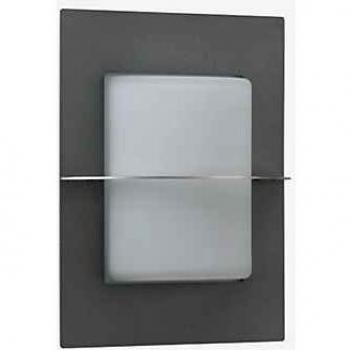 Wandleuchte A-176933 Edelstahl Anthrazit ohne Bewegungsmelder