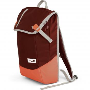 AEVOR Lifestyle‑Pack „Red Dusk“ – 28 l erweiterbarer Tagesrucksack