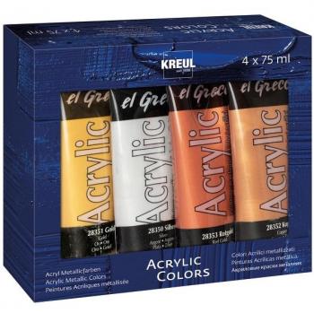Kreul Colore Acrilico Oro 75 ml per Fai da Te