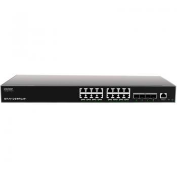GWN7812P 16×GigE + 4×SFP Enterprise Layer‑3 Managed PoE Switch