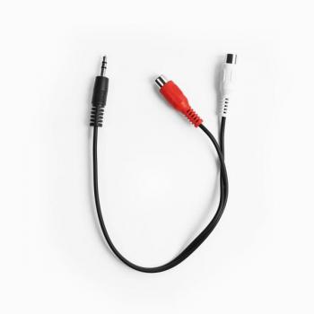Ekon RCA 0,3 m Cable 2×RCA Negro