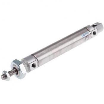 Festo 559286: 25 mm Diameter, 100 mm Travel, Dual‑Acting Cylinder (ISO 6432)