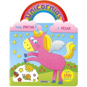 Libro Unicornios para pintar y pegar