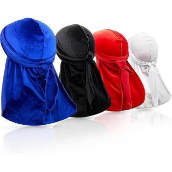 Durag pour hommes en velours