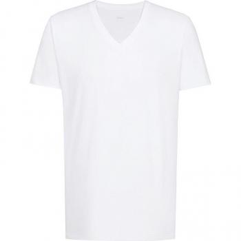 T-shirt Col V Mey Blanc XL