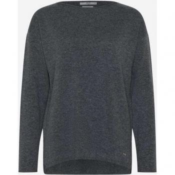 Brax Strickpullover für Frauen, Modell 'LIZ', Mittelgrau Melange