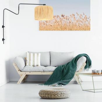 Steinhauer Applique Linstrom, metallo, nero e beige