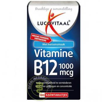 Lucovitaal B12 1000mcg 180 kauwtabletten