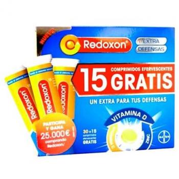 Redoxon Triple Acción 30+15 Comprimidos Efervescentes Sabor Naranja