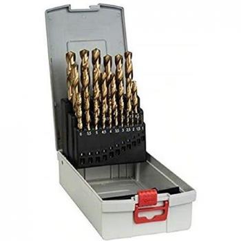 Juego de 25 brocas HSS-TiN Bosch 2 608 587 019