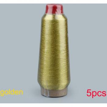 Bordado en Computadora: Hilo Gold & Silver 3600m, 5pcs – DIY