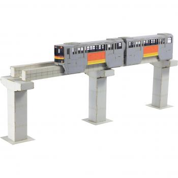 PLUM Tama City Monorail 2‑Car, 1:150, MS091 – Office Set