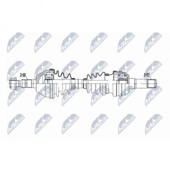 Componentes de Árbol de Transmisión NTY NPW‑PL‑141