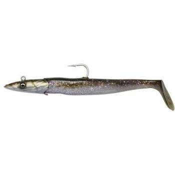Savage Gear Sandeel V2 Gummifisch Set 18cm 86g Grün Silber 2+1