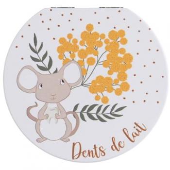 Boîte à dents de lait Mimosa – Amadeus, Décoré en Bois