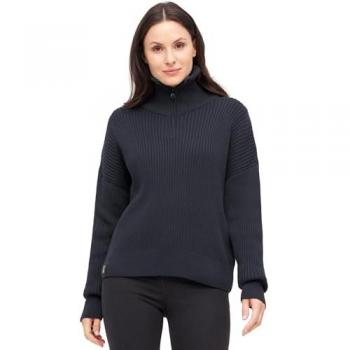 Langarm-Strickpullover Matrosenplünn: Nachhaltig & Reißverschluss