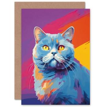 Shorthair Cat Lover’s Birthday Card