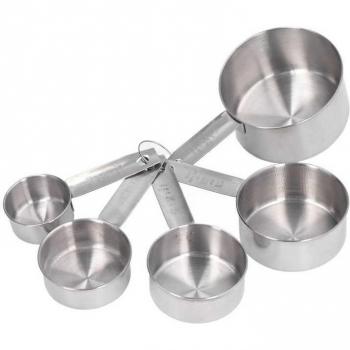 Ensemble de tasses à mesurer en acier inoxydable, 5 pièces pour café