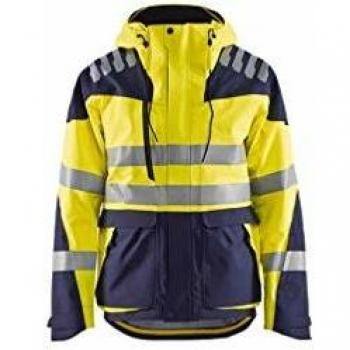 Krähe Blaklader Jacke Hochsichtbarkeit Evolution, gelb marine, 3XL