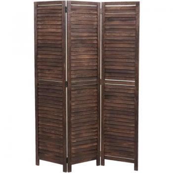 Paravent HEGELE Marrón, Estilo Shabby, 170x120cm