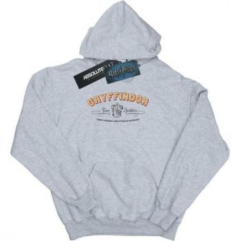 Harry Potter Mens Gryffindor Team Quidditch Hoodie L grey