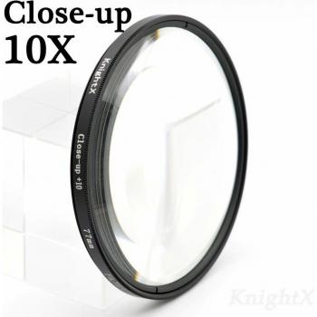 Filtre Macro Gros Plan KnightX 52 mm pour Pentax, Sony, Nikon, Canon EOS DSLR