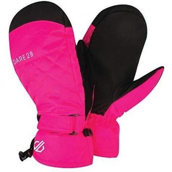 Dare2B Dignity Damen‑Ski-Handschuh „Cyber Pink“, L – Griffige Handfläche