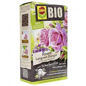 COMPO BIO Rosen Langzeit-Dünger mit Schafwolle, 2 kg