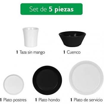 UNITED COLORS OF BENETTON 5-tlg. Geschirrset