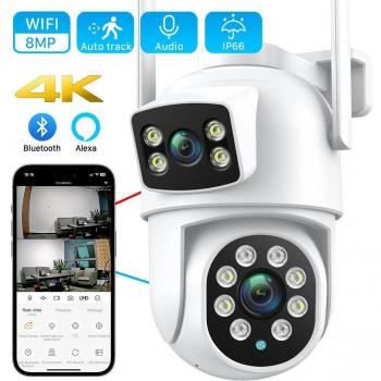 Telecamera di Sorveglianza 4K 8MP WIFI con Funzione PTZ