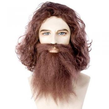 Lacey’s Neanderthal Costume Hairset – Dark Auburn Caveman Package