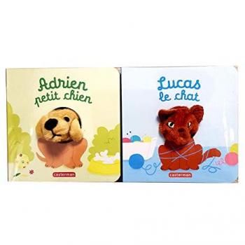 Coffret Lucas le chat + Adrien petit chien