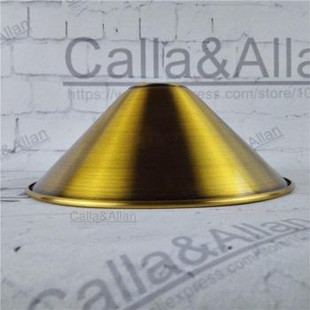 Edison Style Pendant Shade Antique Brass D220mmX80mm