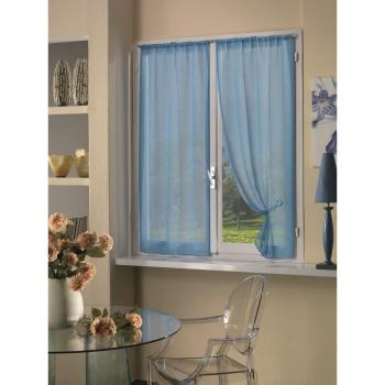 Home Collection TCBUC118/240 Tendina Boucle, Poliestere, Arancio, 70x240 cm, 2 Unità