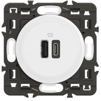 Prise Électrique Double USB A+C