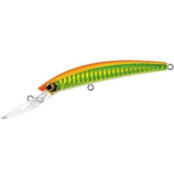 Yozuri 110mm Orange‑Gold Minnow Lure