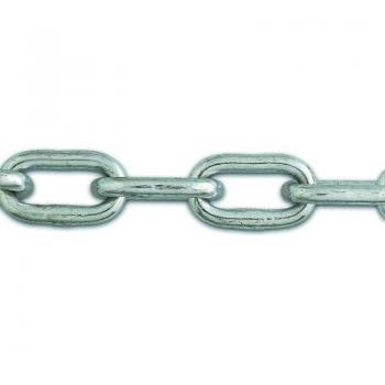 Bobine de Chaîne Soudée 25m Maille Courte Acier Zingué