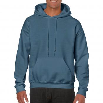 GILDAN Men's Heavy Blend Hoodie, Indigo, Large