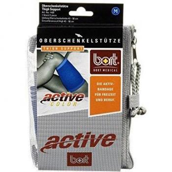 Bort ActiveColor Oberschenkelstütze – M Blau 1 Packung Bandage(s)