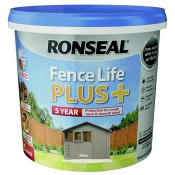 Ronseal 9L Slate Finish for Fences & Sheds