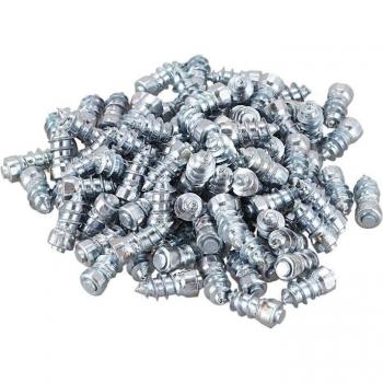 Pneus pointes antidérapants 100 pièces, 15 mm, acier – hiver