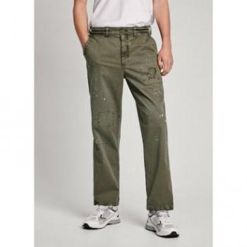 Pantalón Verde Chill – Distressed y Casual (33)