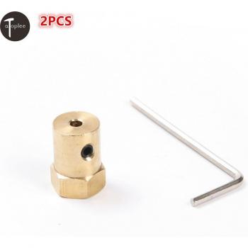 Abrazadera Hexagonal de Latón para Ejes de 3/4/5/6/7mm + Llave