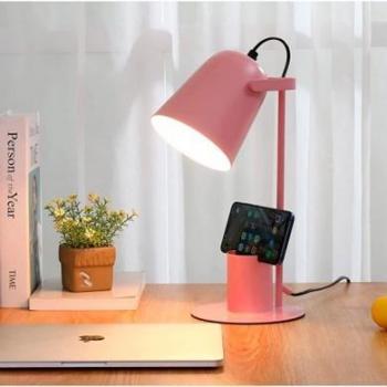Lampe de bureau iTotal COLORFUL Métal Rose 35 cm avec support pour mobile