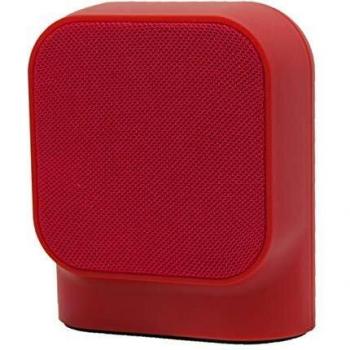 Muvit SD1 altavoz Bluetooth 3W tela rojo