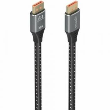 Cable DP 16K 60Hz, 80 Gbps – Aisens Noir