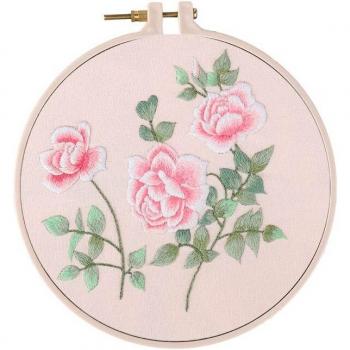 Chinese Flower Cross Stitch Art Kit