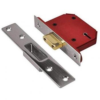Union 2105S Stainless Steel 5 Lever Deadlock