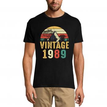 T-shirt 1989 Vintage Uomo XS Nero